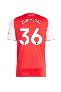 Arsenal Martin Zubimendi #36 Jalkapallovaatteet Kotipaita 2025-26 Lyhythihainen